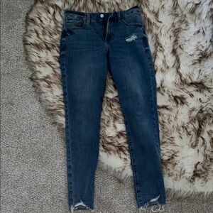 Express Women's Distressed Blue Jeans